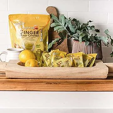Instant Ginger Honey Crystals for Soothing Relief