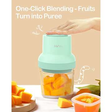 HEYVALUE Baby Food Maker, 13-in-1 Baby Food Puree Blender for Baby Food, Fruit, Vegatable, Meat, wit...