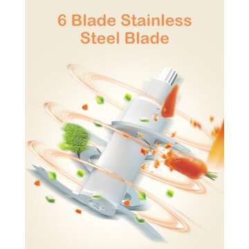 HEYVALUE Baby Food Maker, 13-in-1 Baby Food Puree Blender for Baby Food, Fruit, Vegatable, Meat, with Food Containers, Baby Food Processor Freezer Tray, Silicone Spoons, Silicone Spatula(Light Green)