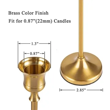 Elegant Gold Candle Holders for Every Occasion