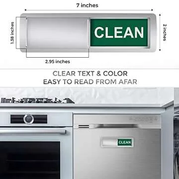 Classic Clean Dirty Magnet for Dishwasher Stylish Decor