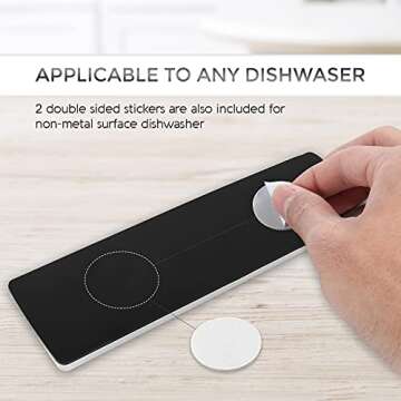 Classic Clean Dirty Magnet for Dishwasher, Strong Dishwasher Magnet Red/Green, Stylish Home Decor Magnet - Dishwasher Clean Dirty Sign