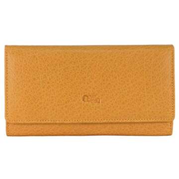 Mou Meraki RFID Blocking Leather Wallet for Women