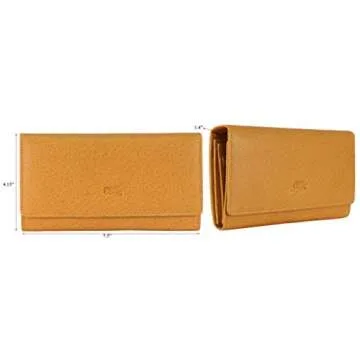 Mou Meraki RFID Blocking Leather Wallet for Women