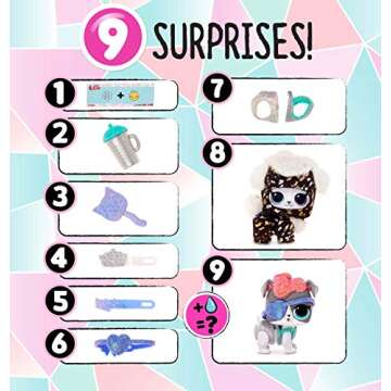 L.O.L. Surprise! Fluffy Pets Winter Disco Series with Removable Fur