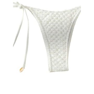 SHENHE Women's Trendy Halter Swimsuit with Tie Side Design