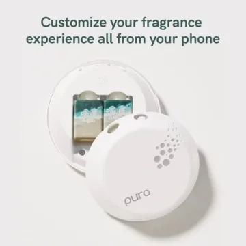 Pura 3 Smart Fragrance Diffuser - Home Scent Diffuser for Bedrooms & Living Rooms - Fragrance Diffuser Essential for Houses & Apartments - Smart Home Diffuser Holds 2 Fragrance Refills