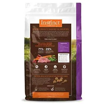 Instinct Original Grain Free Recipe with Real Beef Natural Dry Dog Food - High Protein, 20 lb Bag