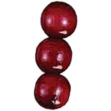 Kurt Adler TN0066/BURG Kurt S. Adler 9-Foot Wood Beaded Burgundy Garland, Multi