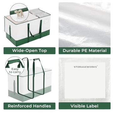 StorageWorks Extra Large Moving Bags for Easy Organization
