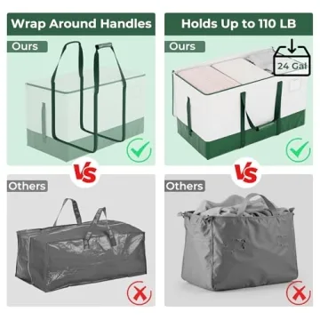 StorageWorks Extra Large Moving Bags for Easy Organization