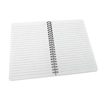 4 Pack A5 Spiral Notebook Journal,Wirebound Ruled Sketch Book Notepad Diary Memo Planner,A5 Size(8.3X5.7) & 80 Sheets (Little Flower)
