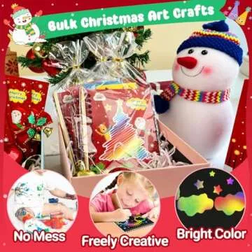 ZMLM Christmas Gifts Toys For Kids: 24 Pack Rainbow Scratch Art Notebook Bulk Scratch Art Party Favors Girls Boys Birthday Party Favors Scratch Pad Classroom Prizes Stocking Stuffers