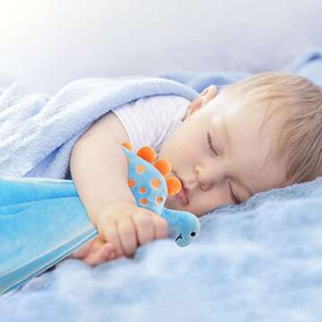 Pro Goleem Dinosaur Security Blanket Soft Loveys for Babies for Boys and Girls Newborn Lovie Infant ...