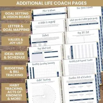 Bloom Daily Planners 2025 Hardcover - Goal Organizer Planner