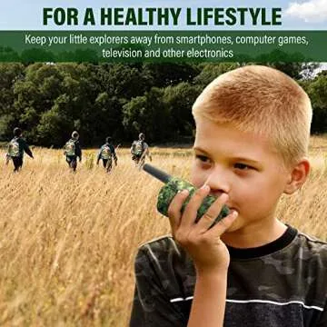 CEREM Outdoor Adventure Kit for Kids – Premium Camouflage Camping Gear with Walkie-Talkies – Military Style Toys – Explorer Gear Play Set – 10 in 1 Bundle – Ideal for All Ages and Genders