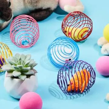 Vibrant Jecery Cat Spring Balls - Interactive Play for Kittens