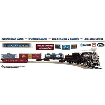 Lionel Polar Express Freight Electric Train Set with Bluetooth