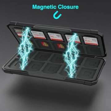THELIFELICIOUS SD Card Holder for 20 SDXC and TF Cards