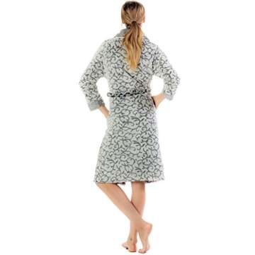Casual Nights Women's Long Fleece Plush Robe for Ultimate Comfort