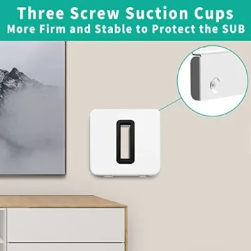 Secure Heavy Duty Wall Mount for Sonos Sub Gen 3 Gen 2