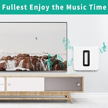 Secure Heavy Duty Wall Mount for Sonos Sub Gen 3 Gen 2