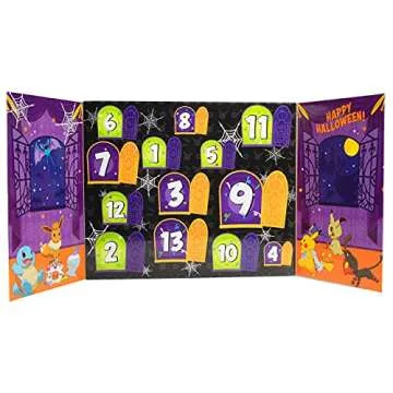 Pokemon 2021 Halloween Advent Countdown Calendar - 13 Pieces