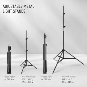 NEEWER 600W Photography Lighting Kit for Studio Shoots