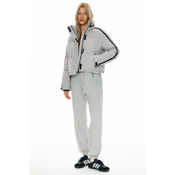 Orolay Women's Stylish Cropped Puffer Jacket for Winter