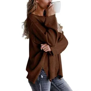 OFEEFAN Women's Cozy Pullover Winter Sweater - Stylish & Warm