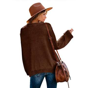 OFEEFAN Women's Cozy Pullover Winter Sweater - Stylish & Warm