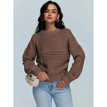 LILLUSORY Women's Oversized Y2K Sweater - Chic Comfort