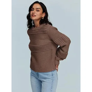 LILLUSORY Women's Oversized Y2K Sweater - Chic Comfort
