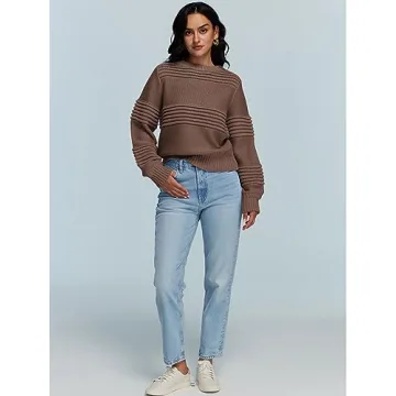 LILLUSORY Women's Oversized Y2K Sweater - Chic Comfort
