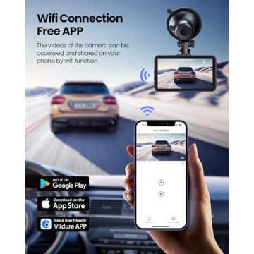 4K Dual Dash Cam with Night Vision & GPS Features