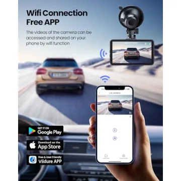 4K Dual Dash Cam with Night Vision & GPS Features