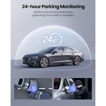 4K Dual Dash Cam with Night Vision & GPS Features