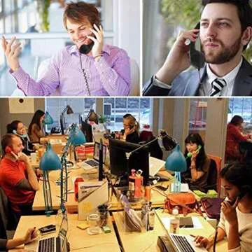 YTYKINOY Retro Hot Pink Telephone Handset for Smartphones