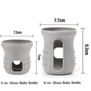 Haakaa Non-Slip Silicone Baby Bottle Sleeve for Safety