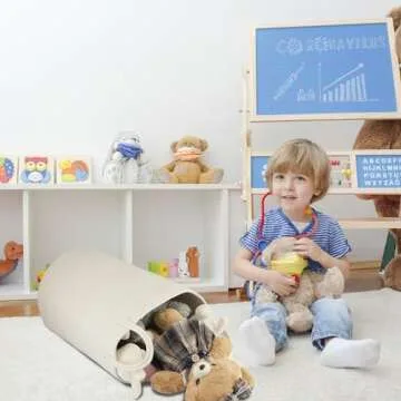 XUANGUO Cotton Rope Laundry Basket for Home Storage