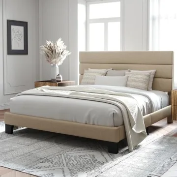 Stylish Allewie King Bed Frame with Easy Assembly