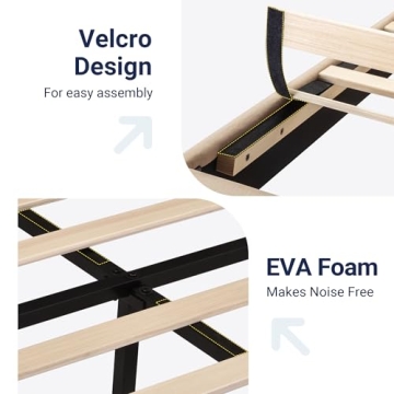 Stylish Allewie King Bed Frame with Easy Assembly