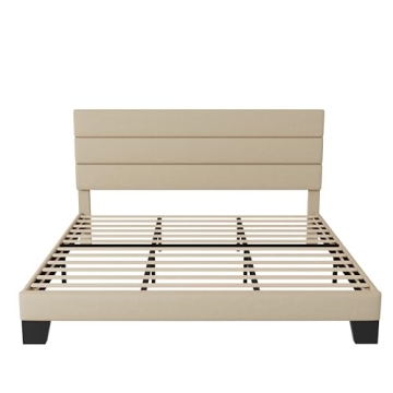 Stylish Allewie King Bed Frame with Easy Assembly