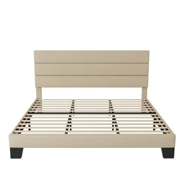 Stylish Allewie King Bed Frame with Easy Assembly