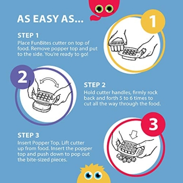 FunBites Food Cutter for Kids - Make Meals Fun!