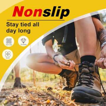 VSUDO 79 Inches Round White Boot Laces, 5/32" Diameter White Shoe Laces for Boots, Work Boot Laces Heavy Duty, Hiking Boot Shoelaces for Men or Women (2Pairs-White-200CM)