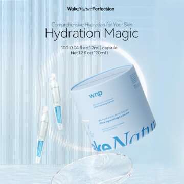 WNP Ultra-Hydrating Serum 3% Hyaluronic Acid, Skin Repair|Glass Skin|Anti-Aging serum for face, Sing...