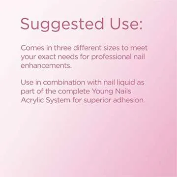 Young Nails Acrylic Cover Powder, Beige, 45 Gram