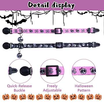 Stylish PUPTECK Cat Collars with Breakaway Buckle