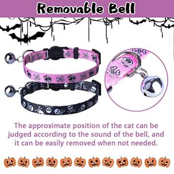 Stylish PUPTECK Cat Collars with Breakaway Buckle
